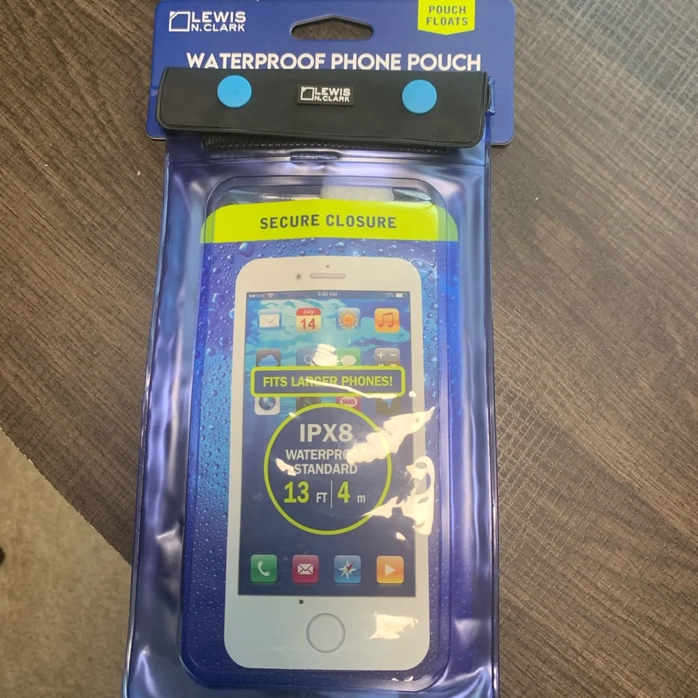 Waterproof Phone Pouch - Blue